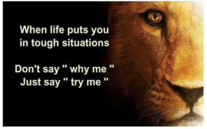 “When You Are Going Through Hell – Keep On Going!”                           - Winston Churchill